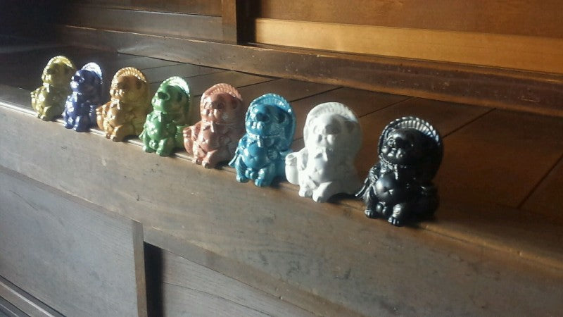 信楽焼 Tanutanu (白、黒、紫、黄)