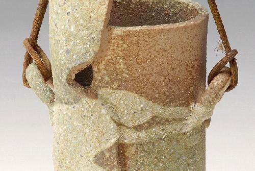 つる付花器 あわせ砂掛