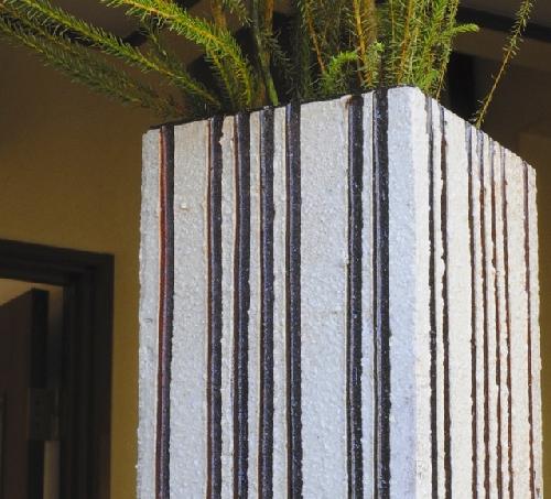 花器 スクエアストライプ