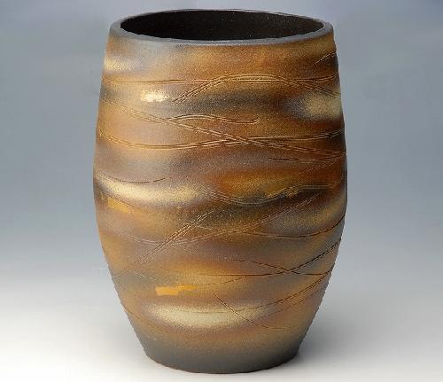 傘立 金彩夕焼け – 信楽焼オンラインショップ 和on