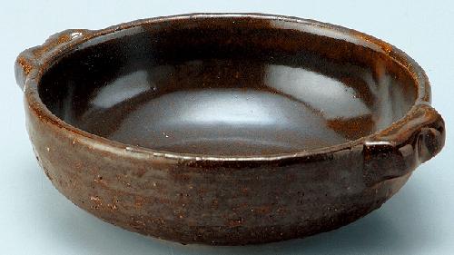 耐熱 黒飴釉グリル鍋(小)