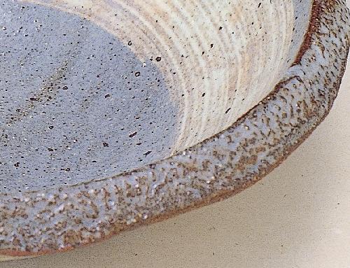 粉引刷毛ぽってり大鉢