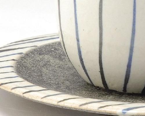 モダン十草コーヒー碗皿