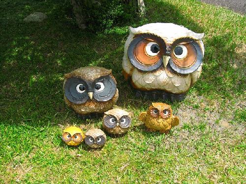 羽ばたきふくろう(茶) 6号