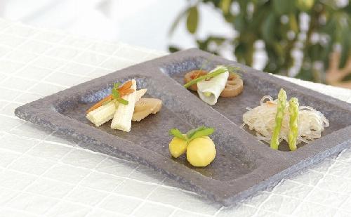 銀彩 取り分けプレート