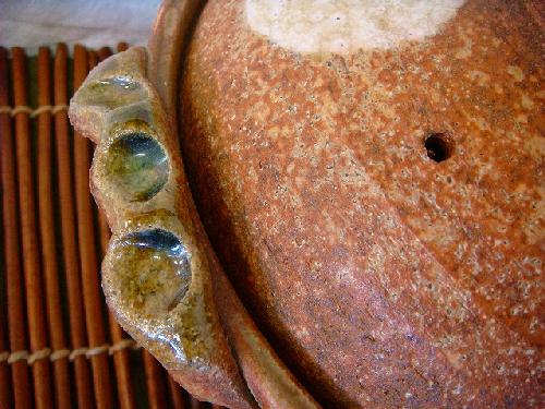 信楽焼 8号深鍋 刷毛