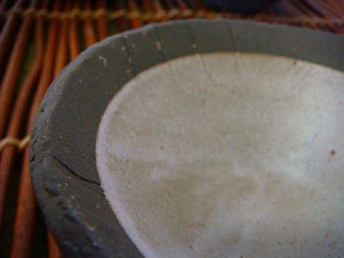 信楽焼 黒土雪どけ小鉢 5客揃