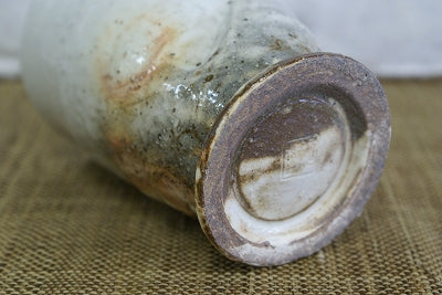 信楽焼 粉引窯変カップ