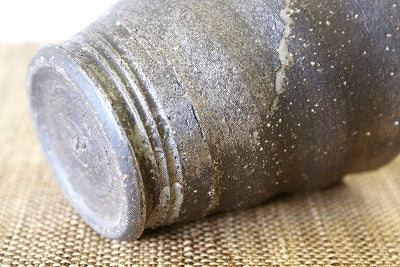 信楽焼 黒真珠カップ