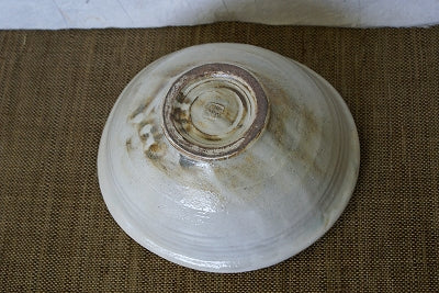 信楽焼 粉引石目 7寸鉢