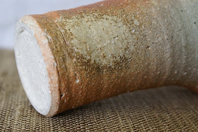 信楽焼 焼〆緋色カップ