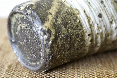 信楽焼 荒土刷毛カップ