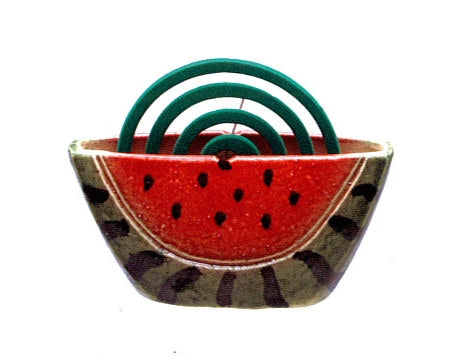 信楽焼 蚊遣り すいか