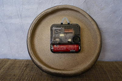 掛時計 みかげ刷毛目