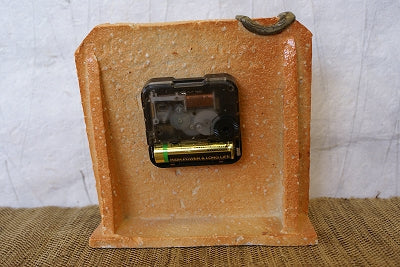 信楽焼 置時計 枝のりふくろう