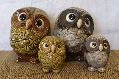 信楽焼 ふくろう(大)