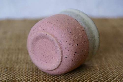 信楽焼 潮騒(ピンク)クリーマー