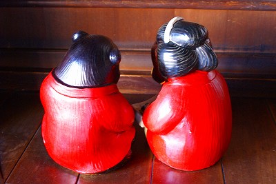 信楽焼 繁昌狸(一対)