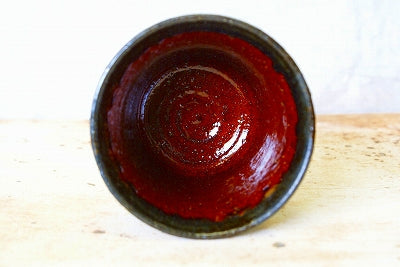 信楽焼 馬の目カップ