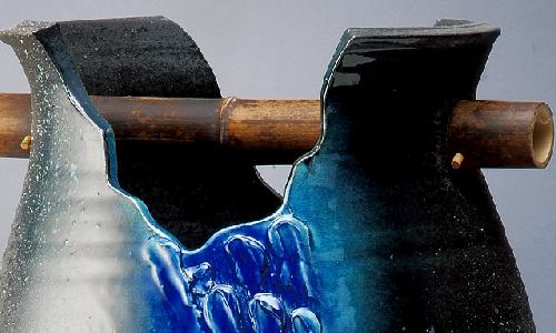 大物花器 青の光 – 信楽焼オンラインショップ 和on