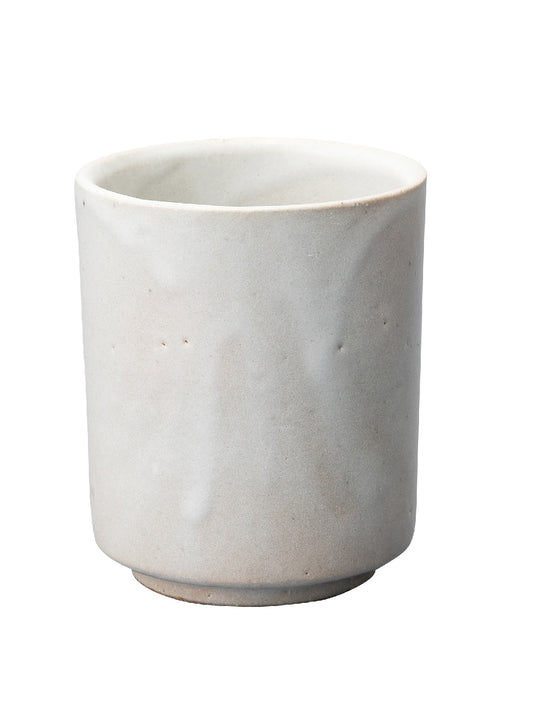 Shigaraki　Chaki　7cm切立湯呑　白釉　Cha-4-1S