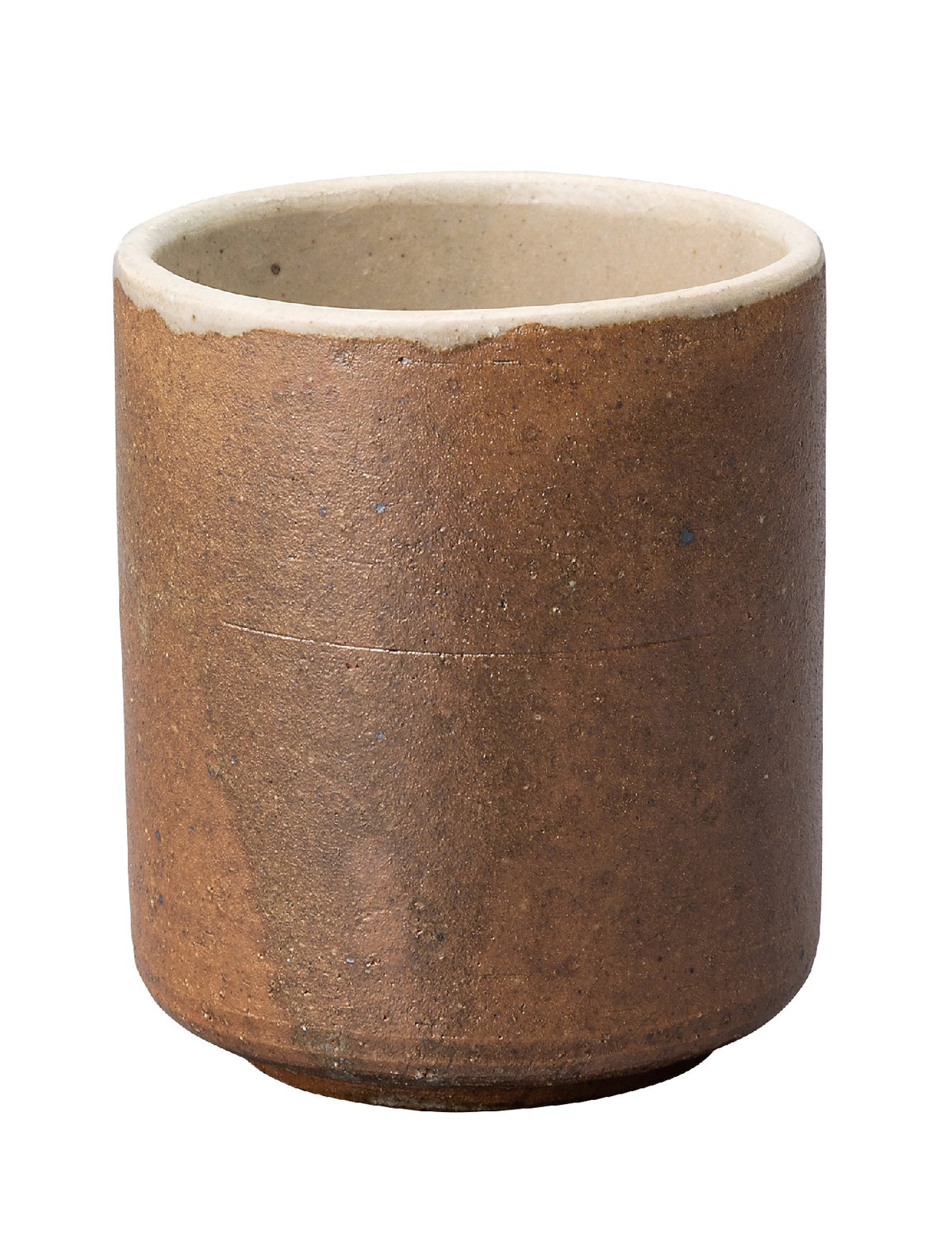 Shigaraki　Chaki　7.5cm切立湯呑　火色　Cha-4-3L